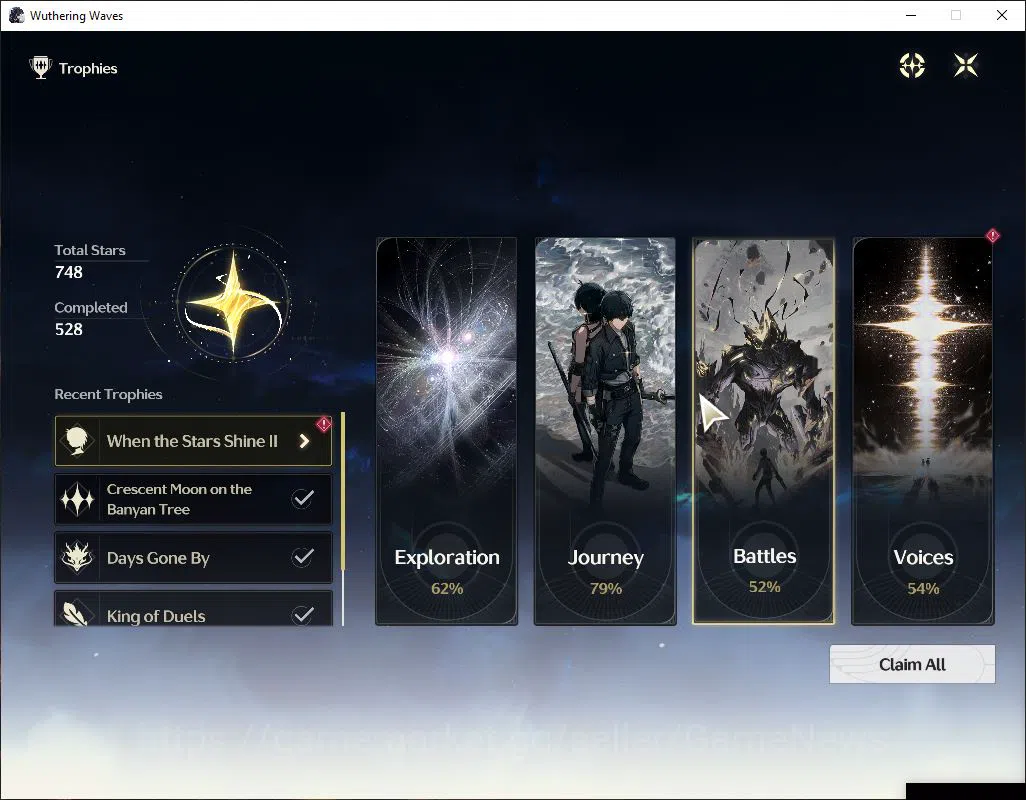 Wuthering Waves Accounts Mid-Game NA|UL 46|4 Limited| [Aemeath RC 1,Lupa,Changli]+Sign,Chisa |DB Lv30|Female MC|Log 10