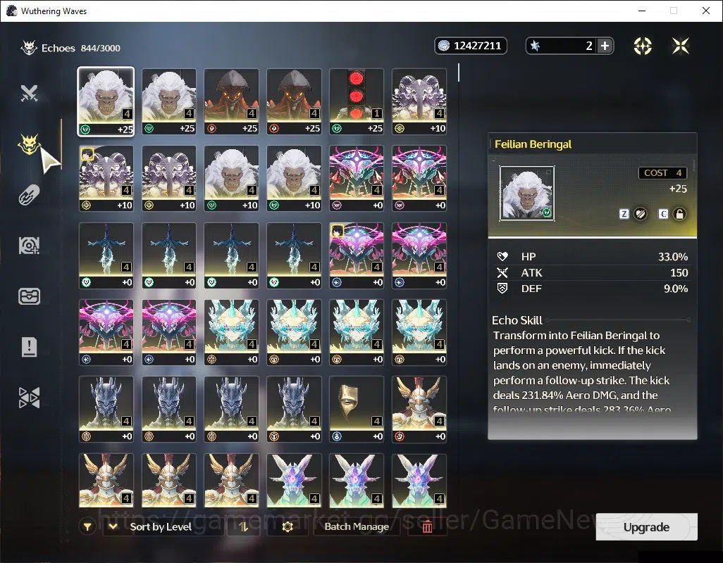 Wuthering Waves Accounts Mid-Game NA|UL 46|4 Limited| [Aemeath RC 1,Lupa,Changli]+Sign,Chisa |DB Lv30|Female MC|Log 6