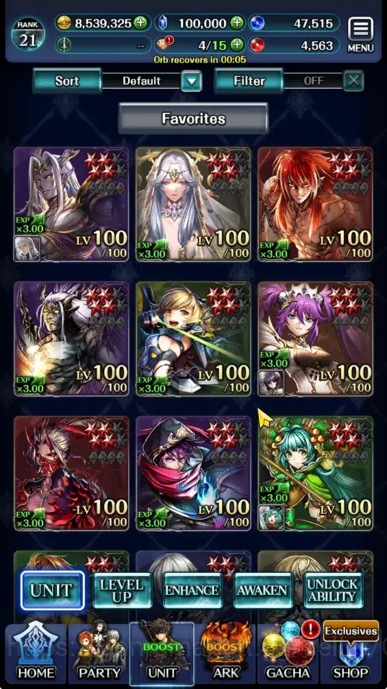 Last Cloudia Accounts GLOBAL|Rank 21|100K Crystal|Top Tier Unit [Telesti image 1