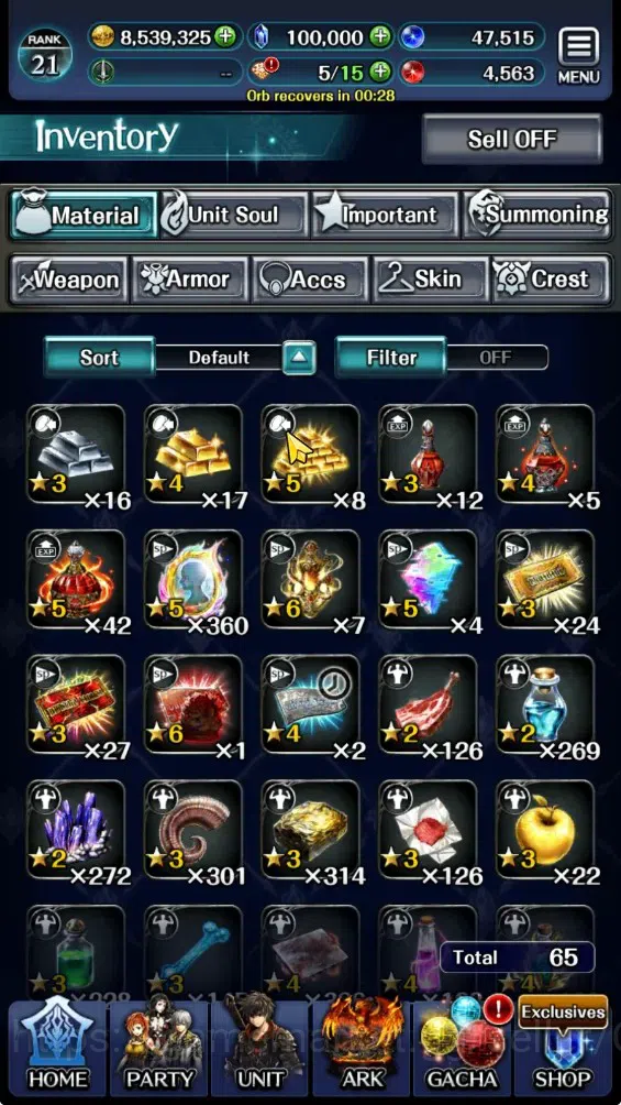 Last Cloudia Accounts GLOBAL|Rank 21|100K Crystal|Top Tier Unit [Telesti image 13