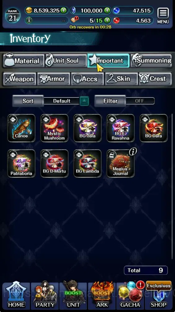 Last Cloudia Accounts GLOBAL|Rank 21|100K Crystal|Top Tier Unit [Telesti image 15