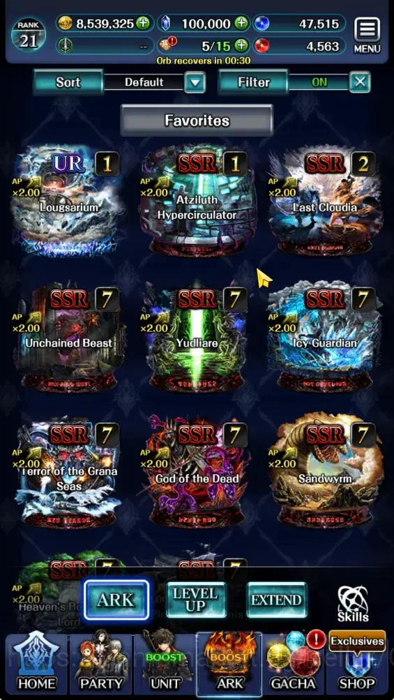 Last Cloudia Accounts GLOBAL|Rank 21|100K Crystal|Top Tier Unit [Telesti image 6