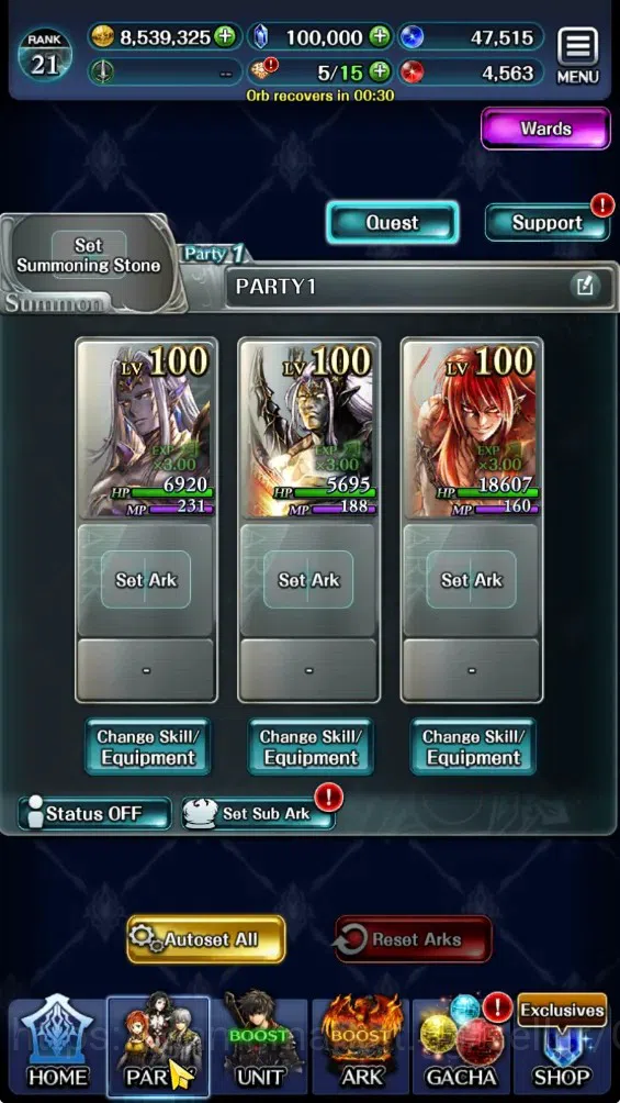 Last Cloudia Accounts GLOBAL|Rank 21|100K Crystal|Top Tier Unit [Telesti image 8