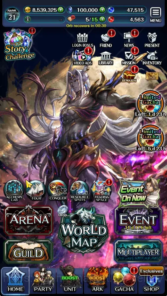 Last Cloudia Accounts GLOBAL|Rank 21|100K Crystal|Top Tier Unit [Telesti image 9