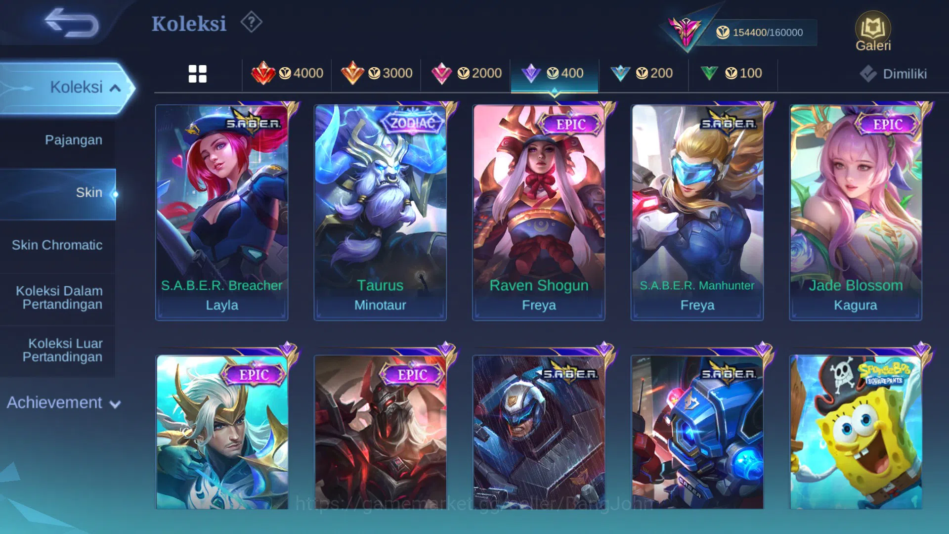 Mobile Legends: Bang Bang Accounts Hero 131|Skin 484|Legend Saber+Gusion|KOFChou+Auro image 19
