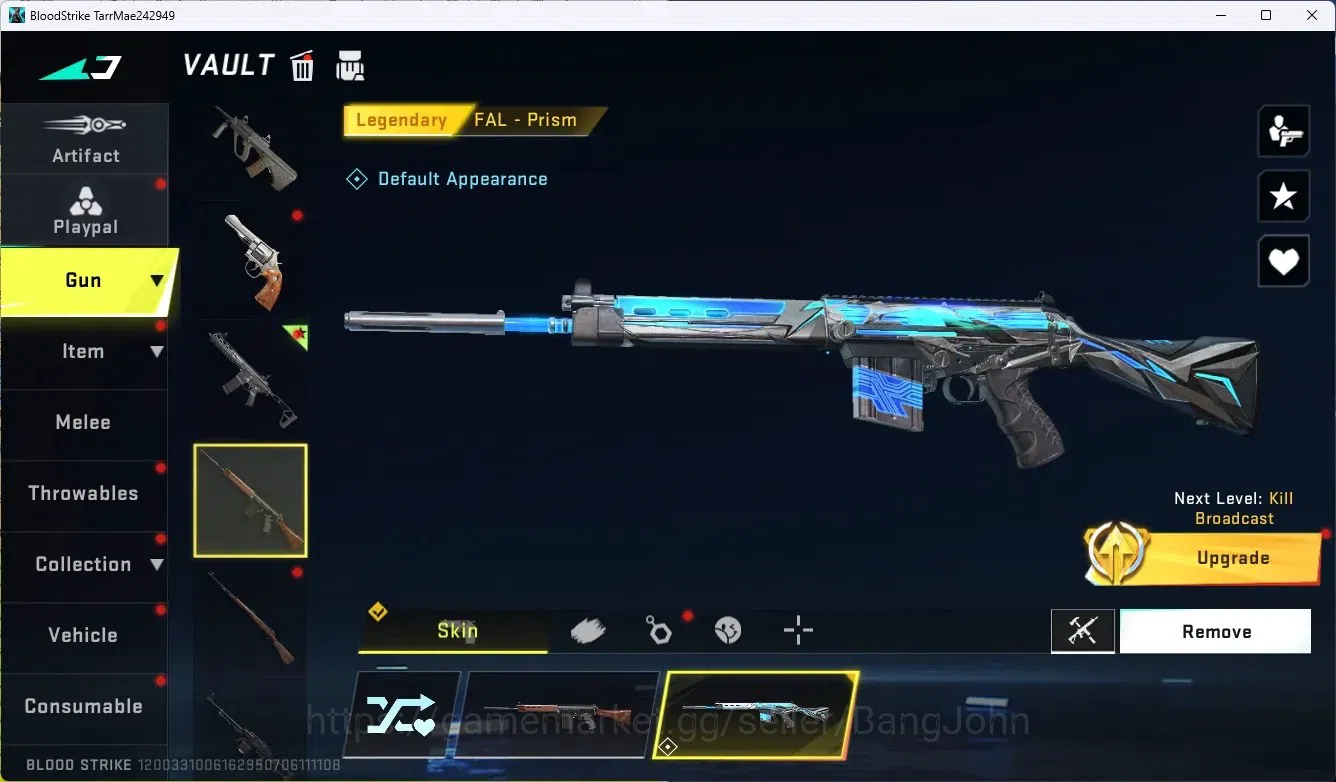 Blood Strike Accounts ASIA|Collab Gun MCX - EVA-00|3 Legendary Gun|1 Nam image 5
