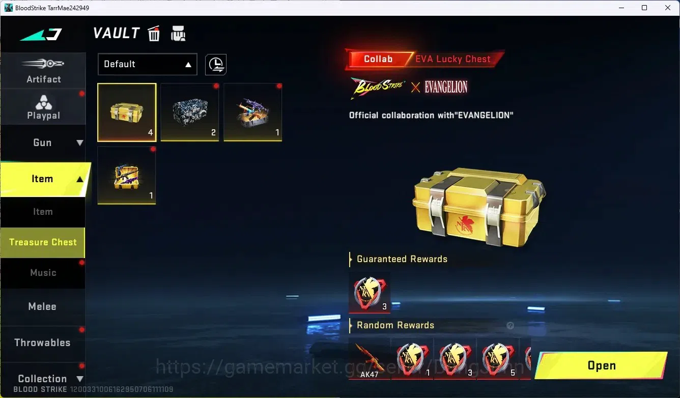 Blood Strike Accounts ASIA|Collab Gun MCX - EVA-00|3 Legendary Gun|1 Nam image 7