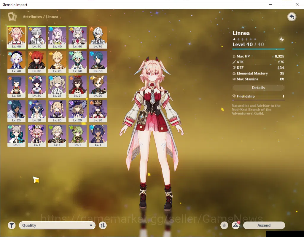 Genshin Impact Accounts ASIA|AR 35|2 Limited+20(4Character)|Arlecchino,Lin image 13