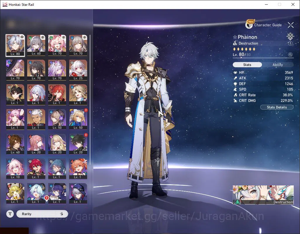 Honkai Star Rail Accounts ASIA|TL 61|8 Limited [Phainon,Hyacine,TheHerta,Top image 3