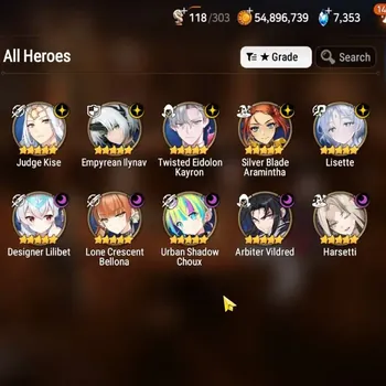 Epic Seven Accounts High-End GLOBAL UnVerif|NewEra|10 ML(Lisette,Har Seti,LC Bellona,Etc)+5 LMT RGB,Stsuka,Etc|Poh ON|AUTO