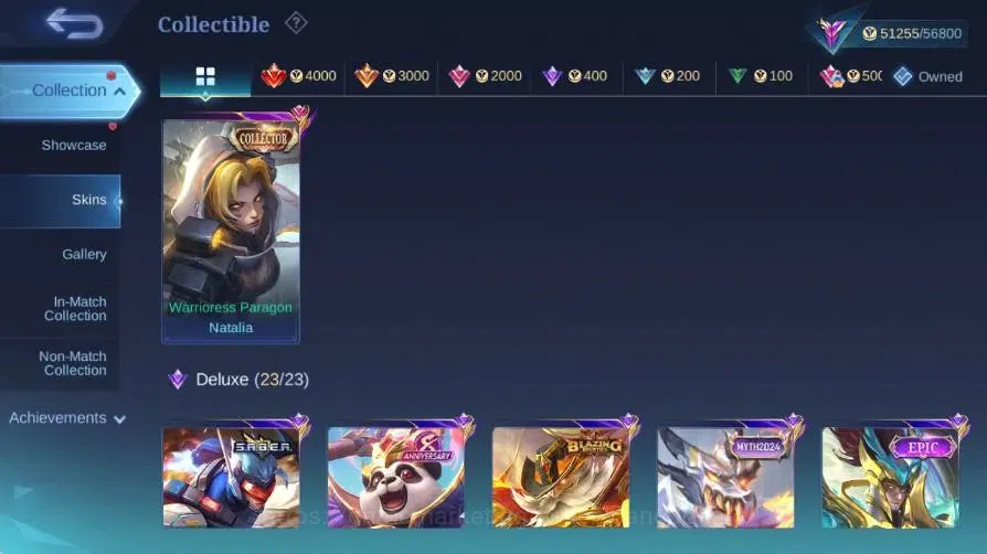 Mobile Legends: Bang Bang Accounts Global|Hero 132|Skin 266|Renowned|Collector Natali image 10