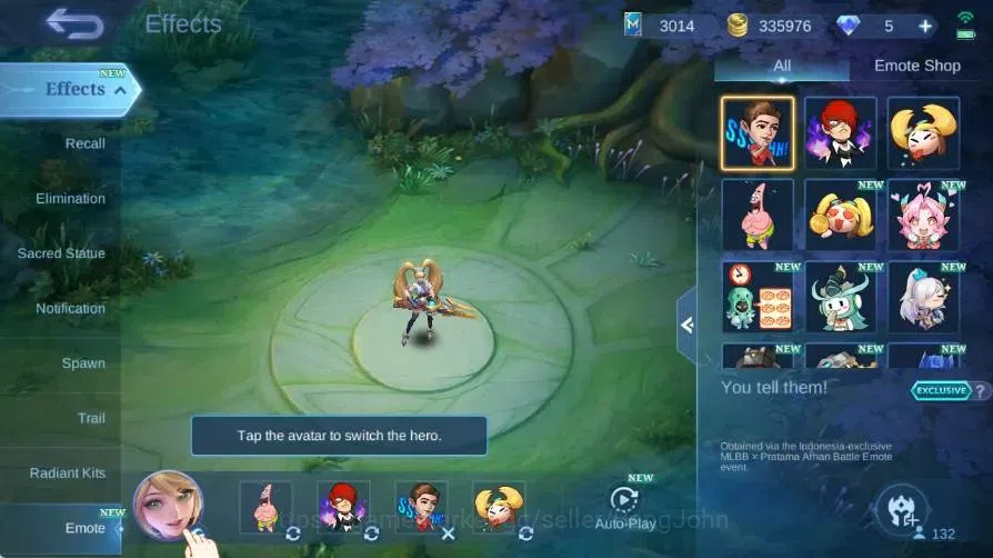 Mobile Legends: Bang Bang Accounts Global|Hero 132|Skin 266|Renowned|Collector Natali image 2