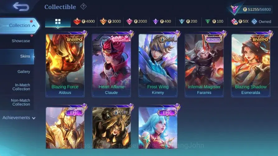 Mobile Legends: Bang Bang Accounts Global|Hero 132|Skin 266|Renowned|Collector Natali image 6