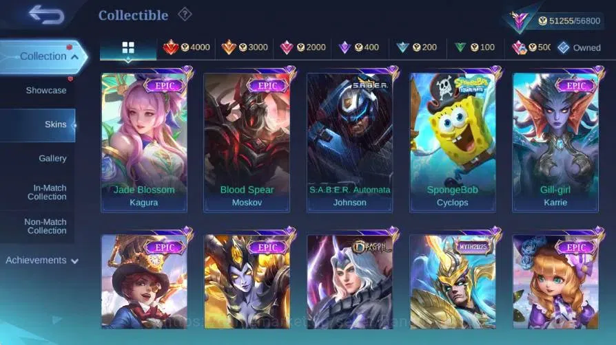 Mobile Legends: Bang Bang Accounts Global|Hero 132|Skin 266|Renowned|Collector Natali image 8