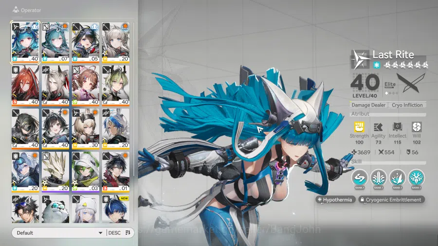 Arknights: Endfield Accounts ASIA | Level 30 | 1 Limit+1 Sign | Tang Tang Sign, Last Rite Sign, Ardelia, Leefeng, Ember 2