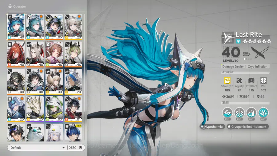 Arknights: Endfield Accounts ASIA | Level 30 | 1 Limit+1 Sign | Tang Tang Sign, Last Rite Sign, Ardelia, Leefeng, Ember 3