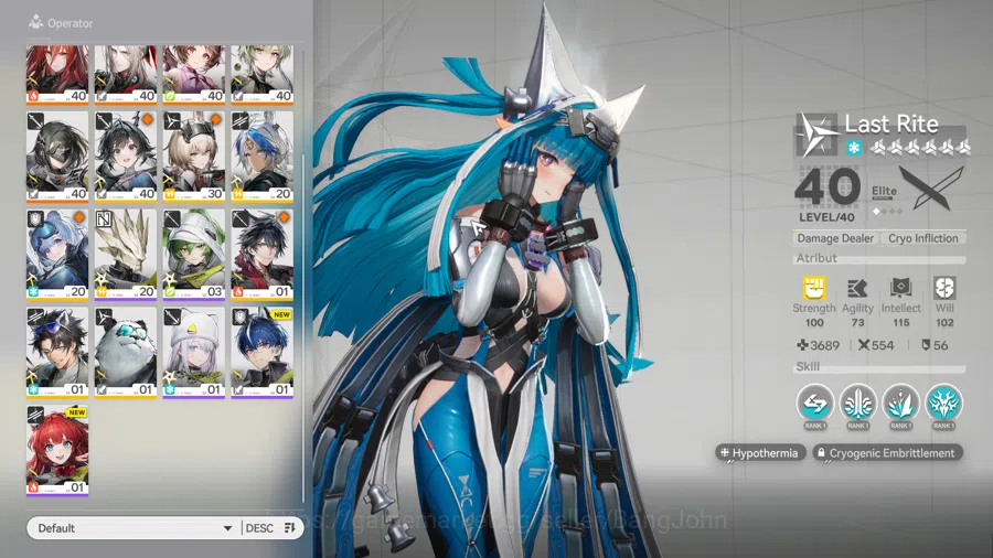 Arknights: Endfield Accounts ASIA | Level 30 | 1 Limit+1 Sign | Tang Tang Sign, Last Rite Sign, Ardelia, Leefeng, Ember 4