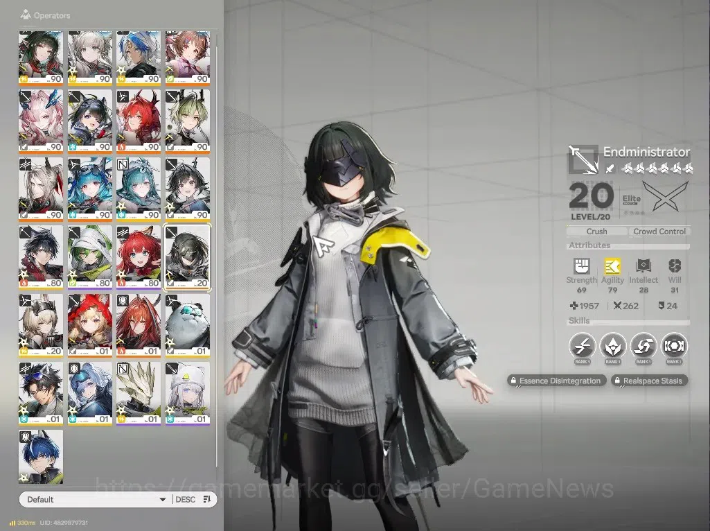 Arknights: Endfield Accounts Asia|LV 60|10 SSR (5 Limited)+17 (*6 Weapn)|[Zhuang 1