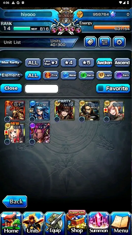 Grand Summoners Accounts End-Game Global | Rank 14 | 2 Ascend (Iris L66, Iris L8) | 2 True Weapons | GC Pass 27 days 3