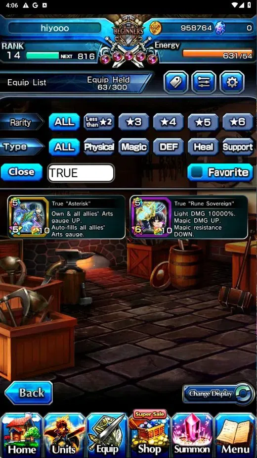 Grand Summoners Accounts End-Game Global | Rank 14 | 2 Ascend (Iris L66, Iris L8) | 2 True Weapons | GC Pass 27 days 4