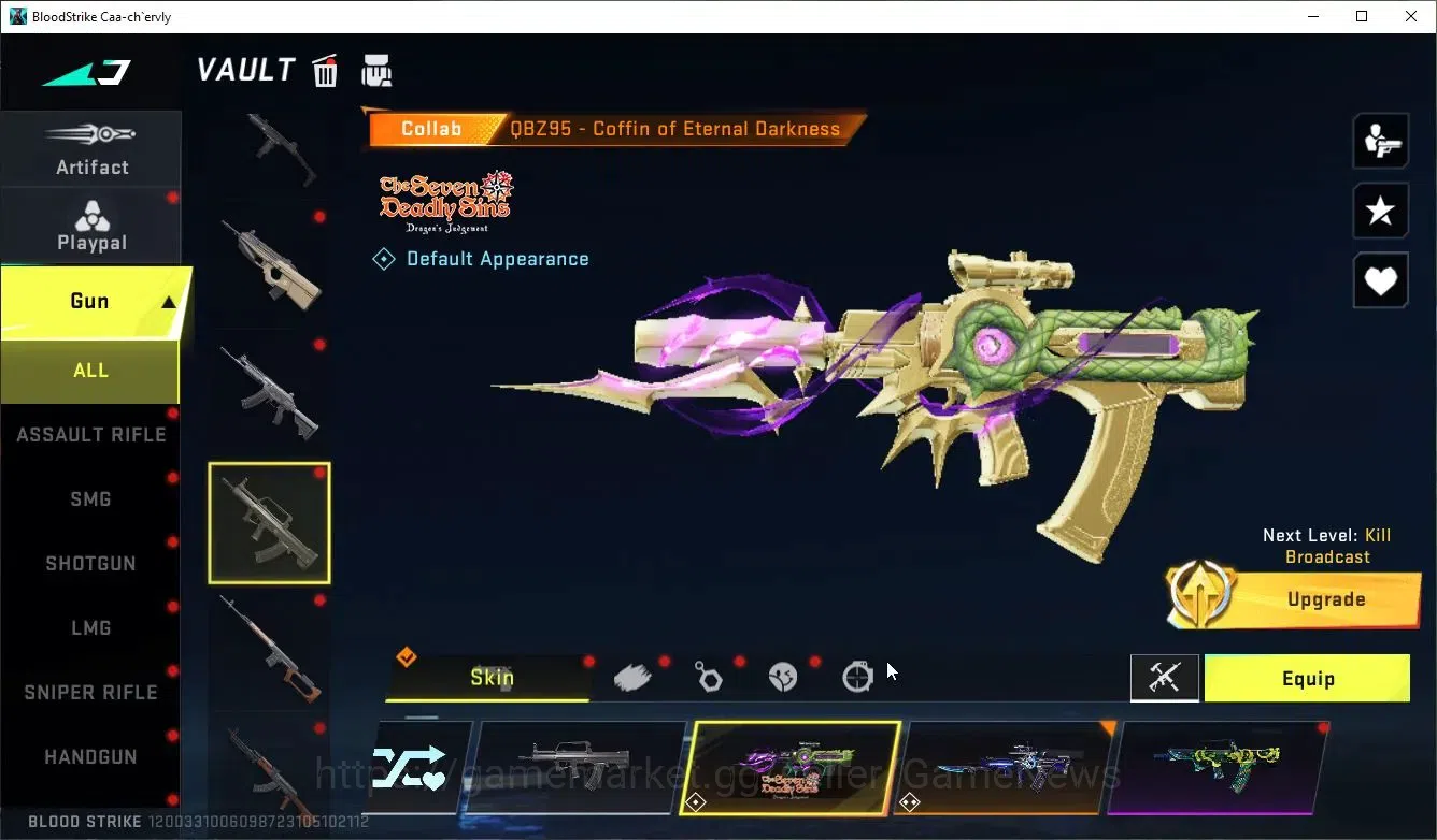 Blood Strike Accounts ASIA|Collab 7DS Karl98,QBZ95,EVA-SCAR+23 ULTRA[Kat image 14