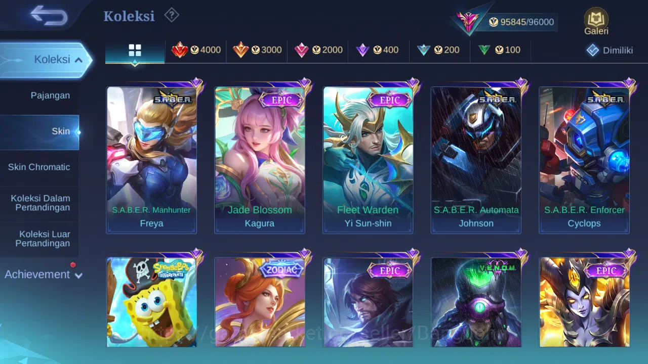 Mobile Legends: Bang Bang Accounts Hero 131 Skin 374 | Legend Johnson | Vessel Benede image 7