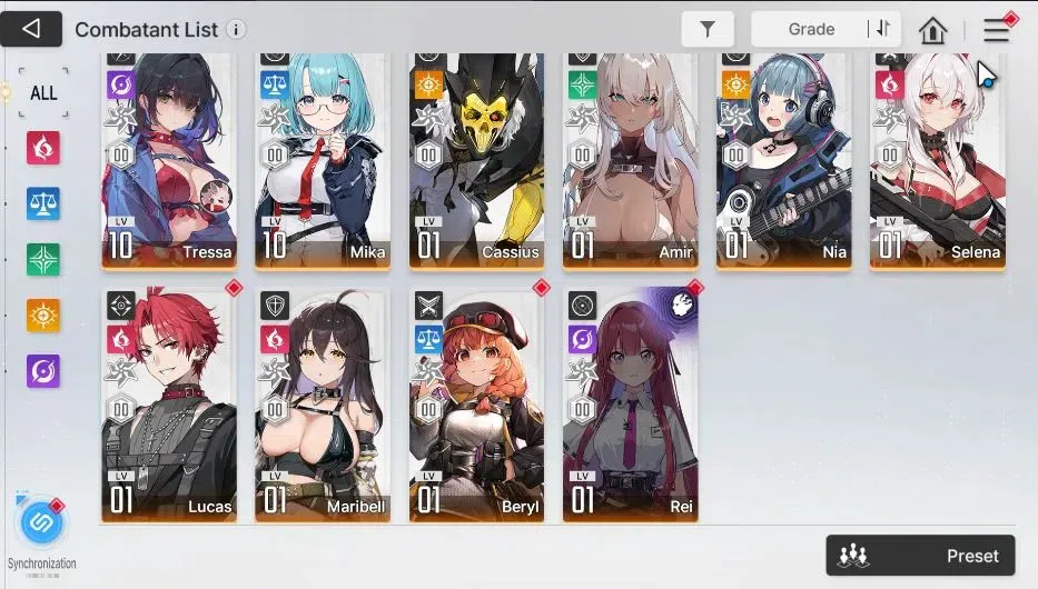 Chaos Zero Nightmare Accounts GLOBAL|Lv 53|5 SSR[Heidemarie+Sign,Yuki,Haru,Hugo, image 5