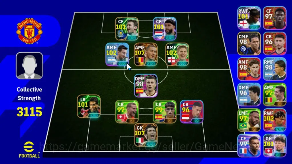 eFootball Accounts Legends & Iconic Players Android|Big Time(Gianluigi Buffon,Eden Hazard),Epic Steven 1