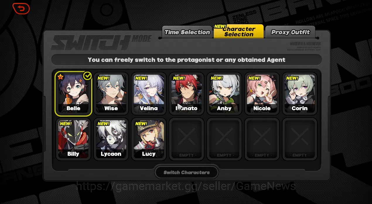Zenless Zone Zero Accounts Others ASIA|IK 24 S1 CH1||1 Limited [Velina Airgid + Sign] + 1 Std (Lycaon)|All Unset|All 6