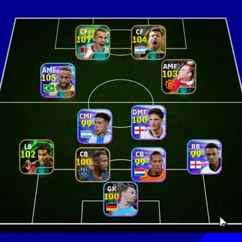 eFootball Accounts Legends & Iconic Players Android|Epic Andriy Shevchenko AC Milan 02-03,Wayne Rooney,Sergio