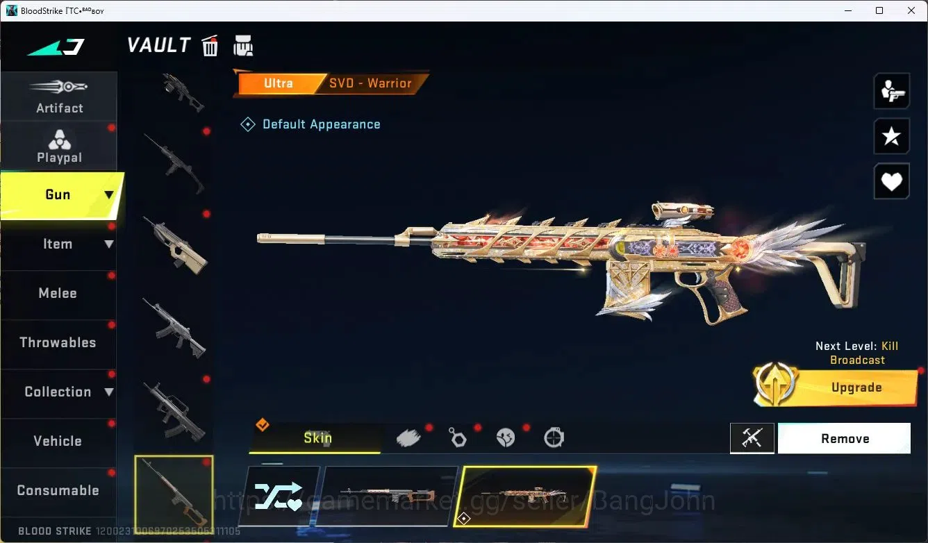Blood Strike Accounts ASIA| 1 Eternal Desert Eagle - Scorpius|1 Limit Gu image 11