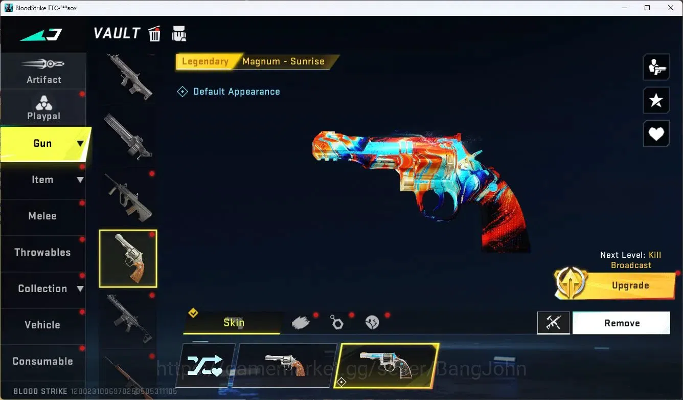 Blood Strike Accounts ASIA| 1 Eternal Desert Eagle - Scorpius|1 Limit Gu image 7