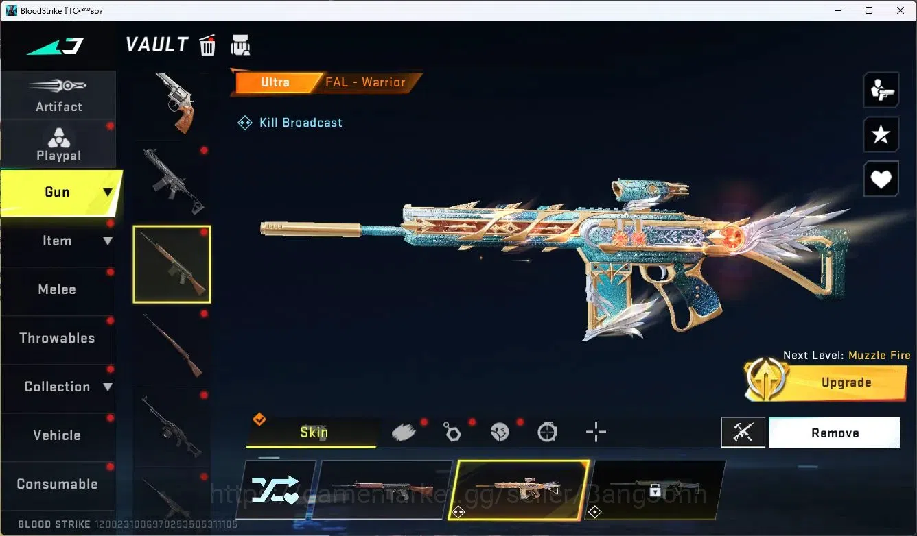 Blood Strike Accounts ASIA| 1 Eternal Desert Eagle - Scorpius|1 Limit Gu image 9