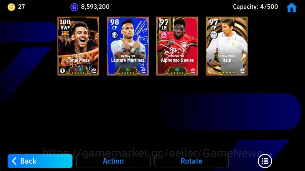 eFootball Accounts Android|16Db Gacha Pack Barca+Arsenal|Messi MSN,Ru image 4