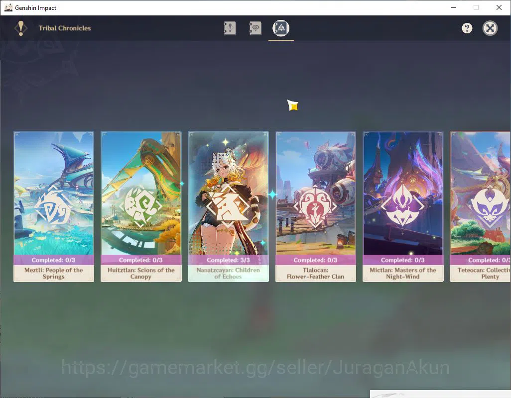 Genshin Impact Accounts Mid Game ASIA|AR 57|10Limited +5(*5Weapon)|Columbina,Arlecchino+sign,Yelan,Yae 7