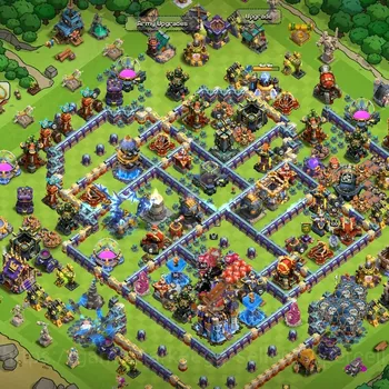 Clash of Clans Accounts High-End TH18 CHEAP | 28 SKINS | WAR ARENA + LEAGUE WARDEN | 18 EQUIPMENTS EPICS | TH18 RUSHED | TH