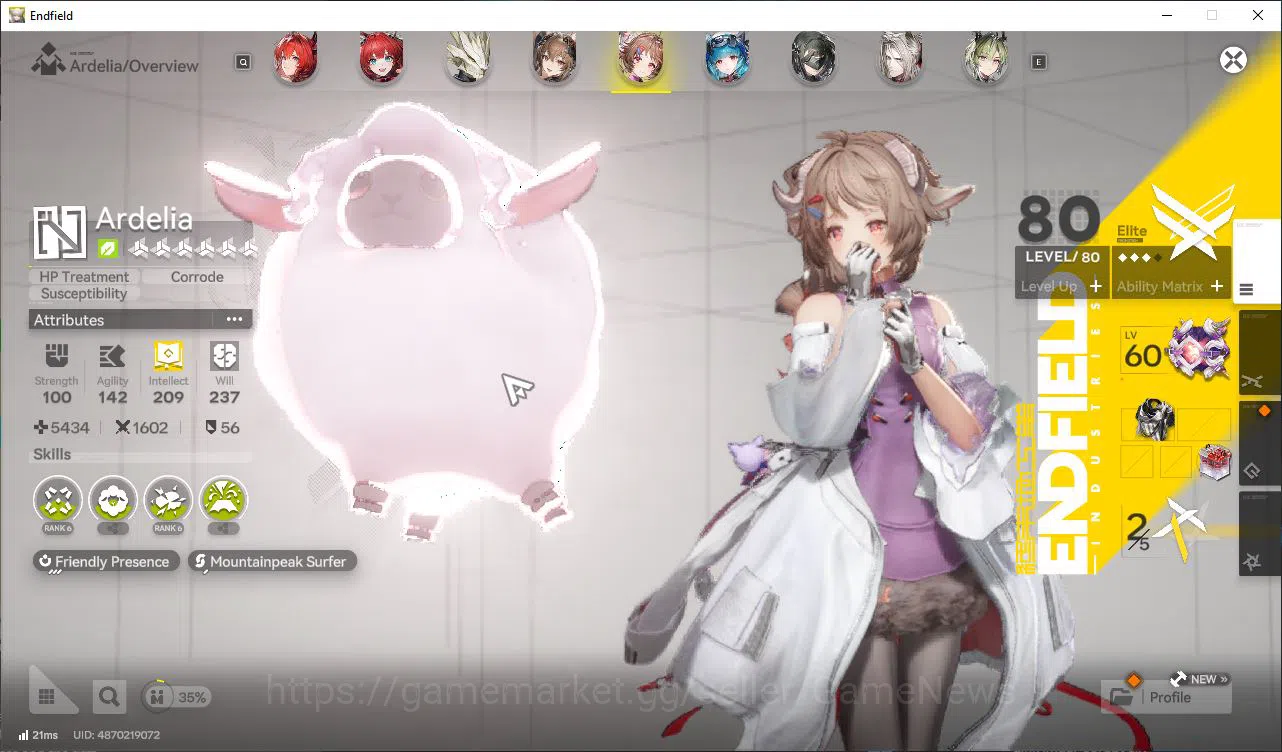 Arknights: Endfield Accounts Asia Lv51| 6 SSR [(Laevatain,Gilberta,ArdeliaP2,La image 4