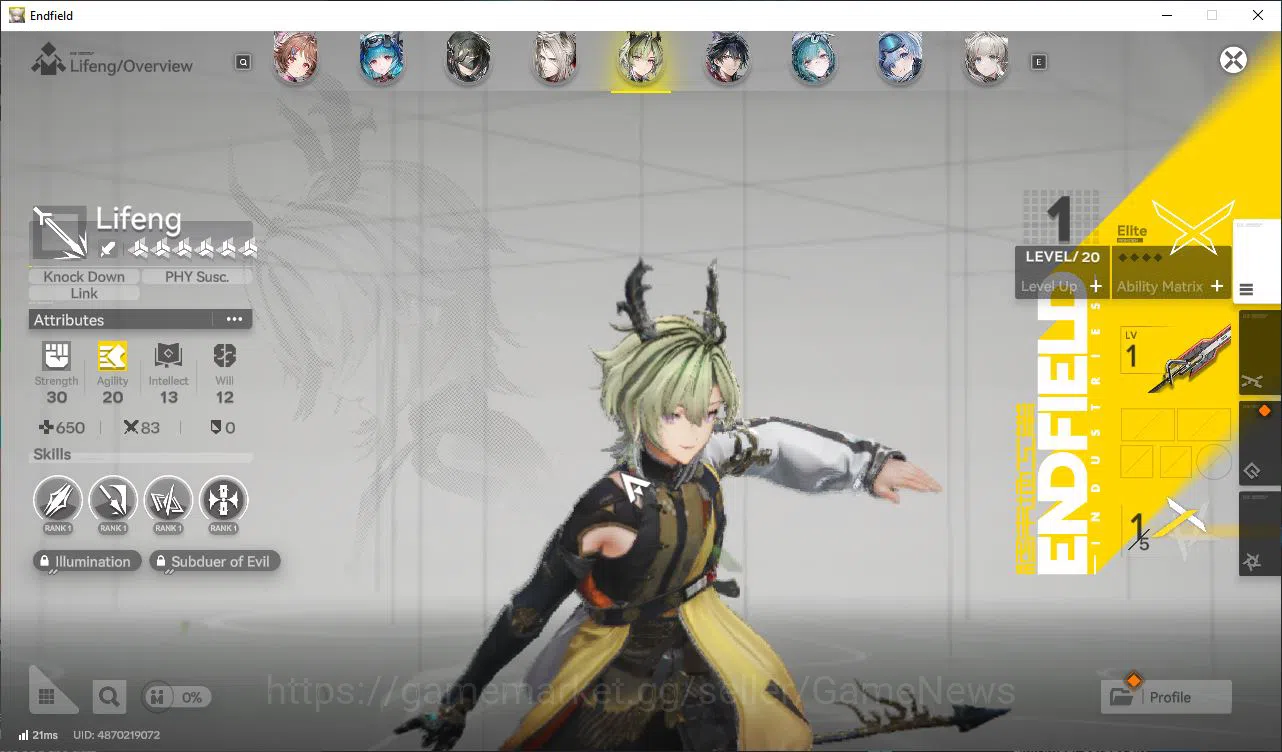 Arknights: Endfield Accounts Asia Lv51| 6 SSR [(Laevatain,Gilberta,ArdeliaP2,La image 9