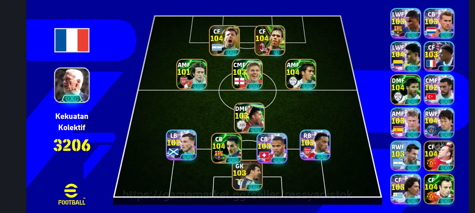 eFootball Accounts Legends & Iconic Players EFOOTBALL 2026 | EPIC VAN BASTEN,ANDERSON,F RIJKARD,S GERARD,7 MANAGER 1