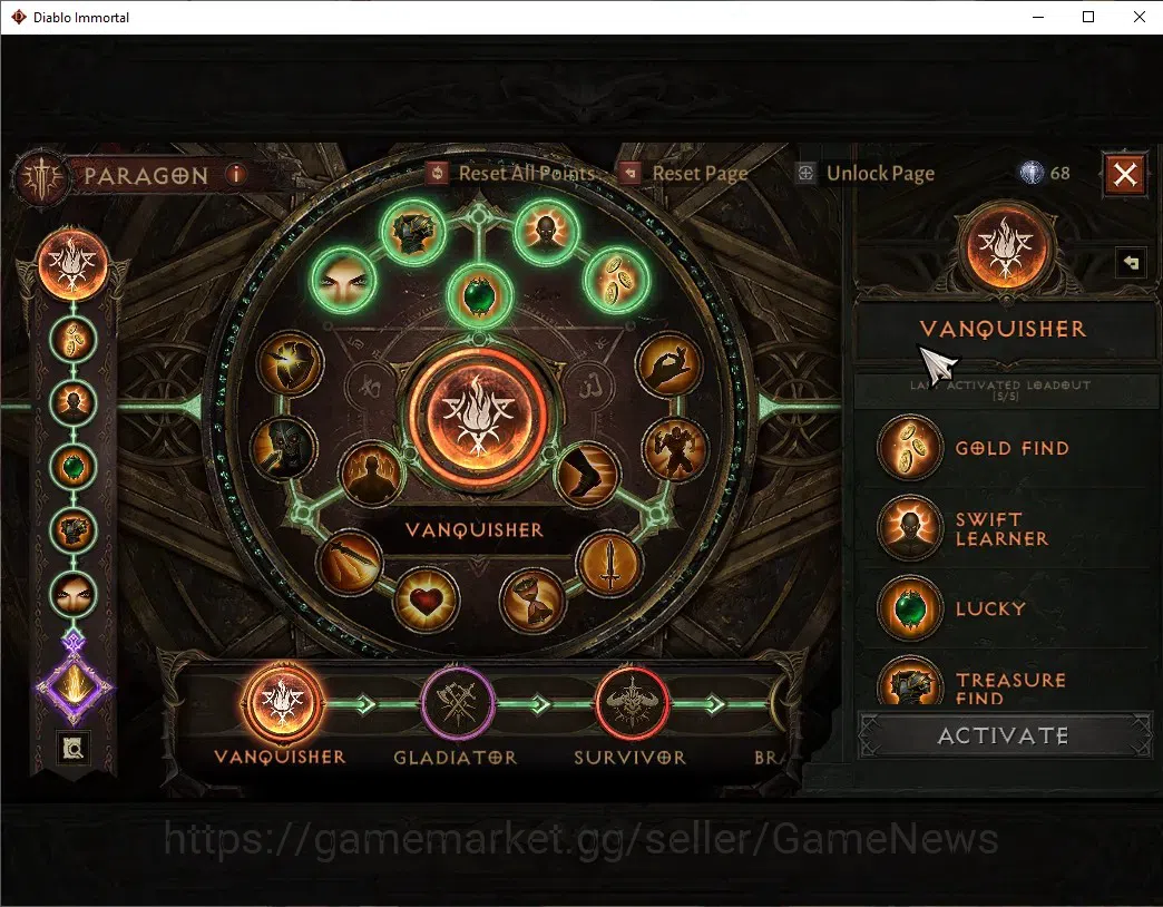 Diablo Immortal Accounts EU - aranoch|CS ON|Lv60(668)|Tempest|39k CR|Reso 3 image 10