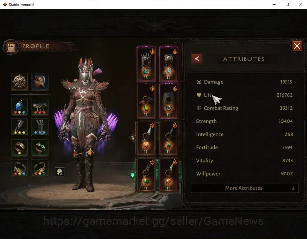 Diablo Immortal Accounts EU - aranoch|CS ON|Lv60(668)|Tempest|39k CR|Reso 3 image 3