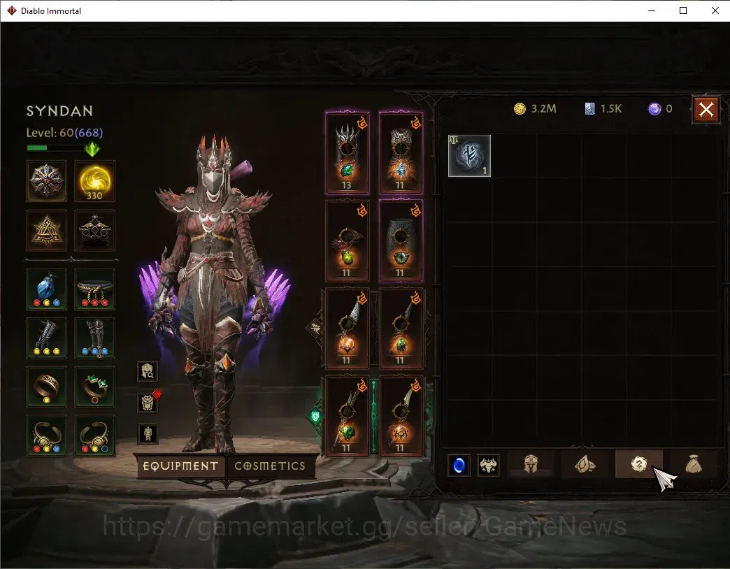 Diablo Immortal Accounts EU - aranoch|CS ON|Lv60(668)|Tempest|39k CR|Reso 3 image 7