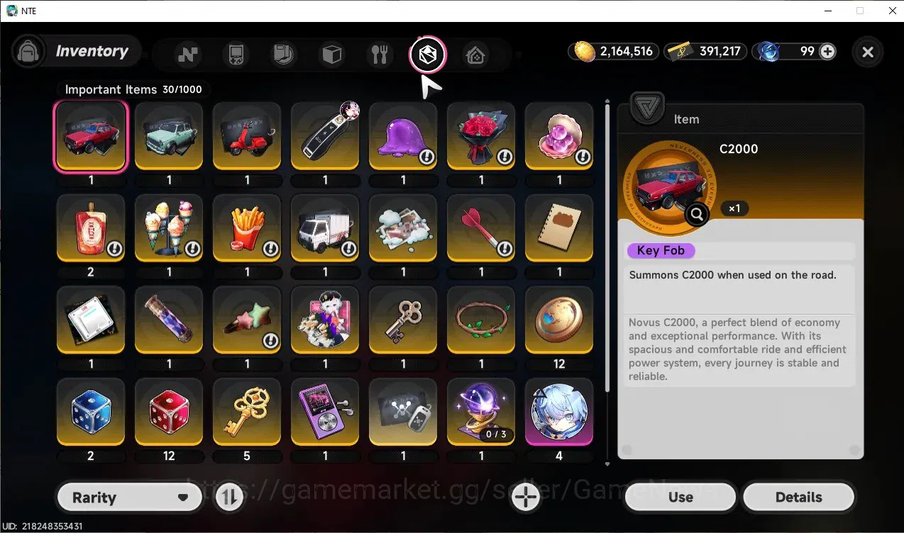 Neverness to Everness Accounts GLOBAL SEA|HL 30|TL 20|5 SSR 1 Limit[Lacrimosa+Sig image 12