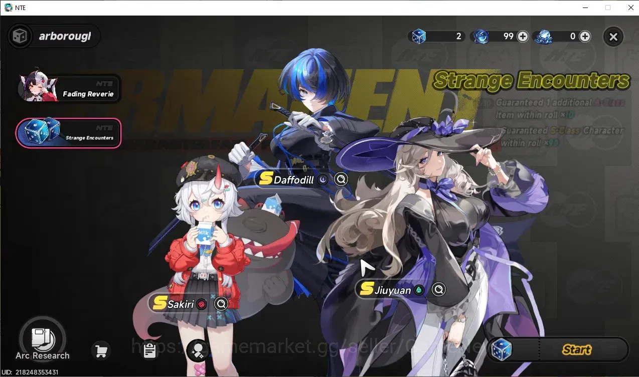 Neverness to Everness Accounts GLOBAL SEA|HL 30|TL 20|5 SSR 1 Limit[Lacrimosa+Sig image 8