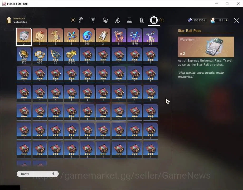 Honkai Star Rail Accounts Others Asia|TL 30|5 Limited|(Saber)+Sign Huohuo E1,Sparkle,DHPT,Silver Wolf,Himeko Etc|Male 11