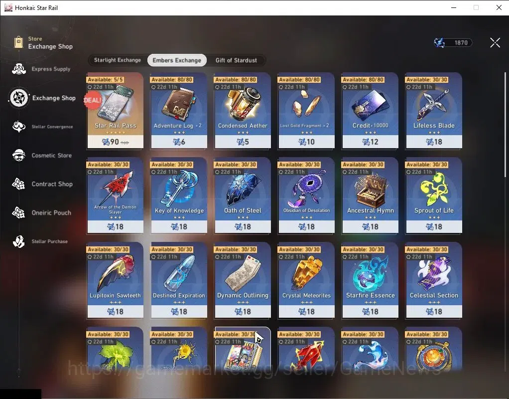 Honkai Star Rail Accounts Others Asia|TL 30|5 Limited|(Saber)+Sign Huohuo E1,Sparkle,DHPT,Silver Wolf,Himeko Etc|Male 14