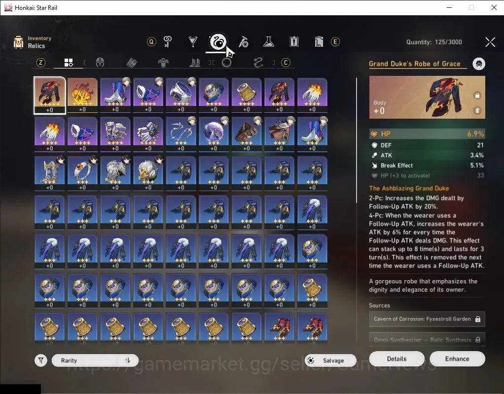 Honkai Star Rail Accounts Others Asia|TL 30|5 Limited|(Saber)+Sign Huohuo E1,Sparkle,DHPT,Silver Wolf,Himeko Etc|Male 8