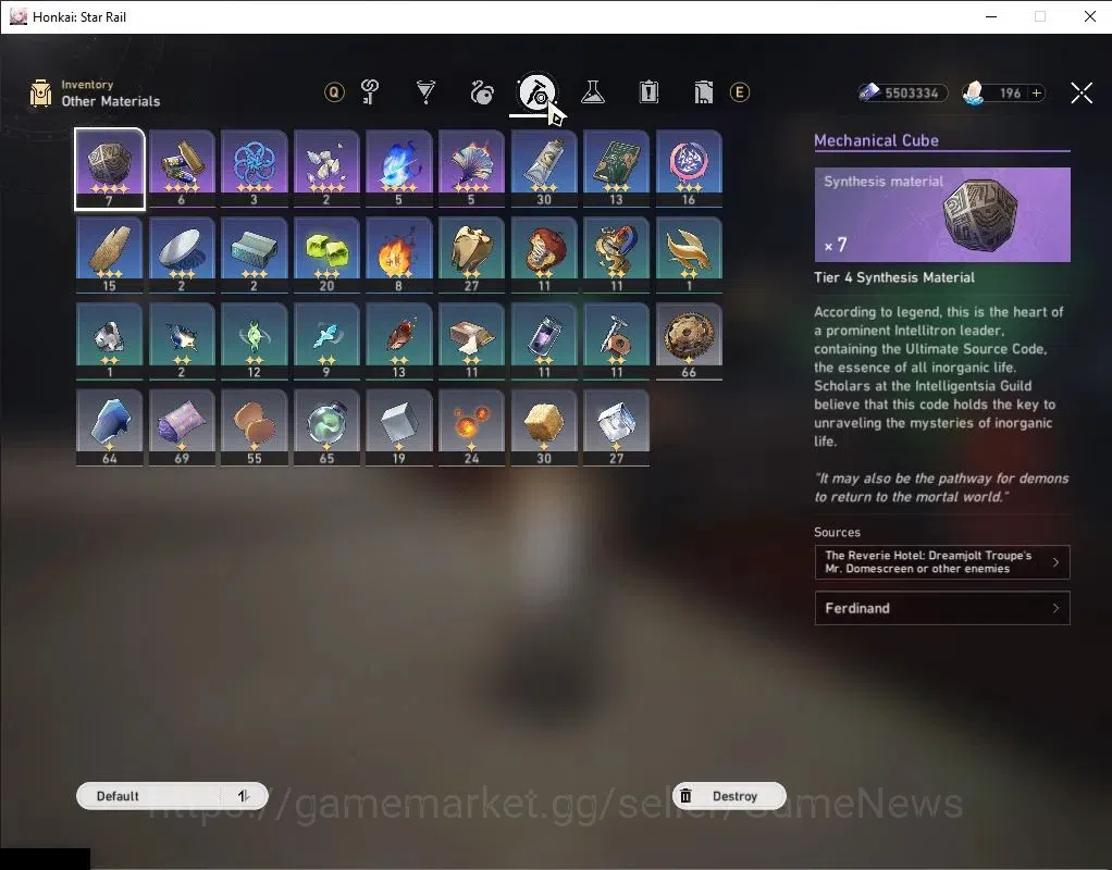 Honkai Star Rail Accounts Others Asia|TL 30|5 Limited|(Saber)+Sign Huohuo E1,Sparkle,DHPT,Silver Wolf,Himeko Etc|Male 9