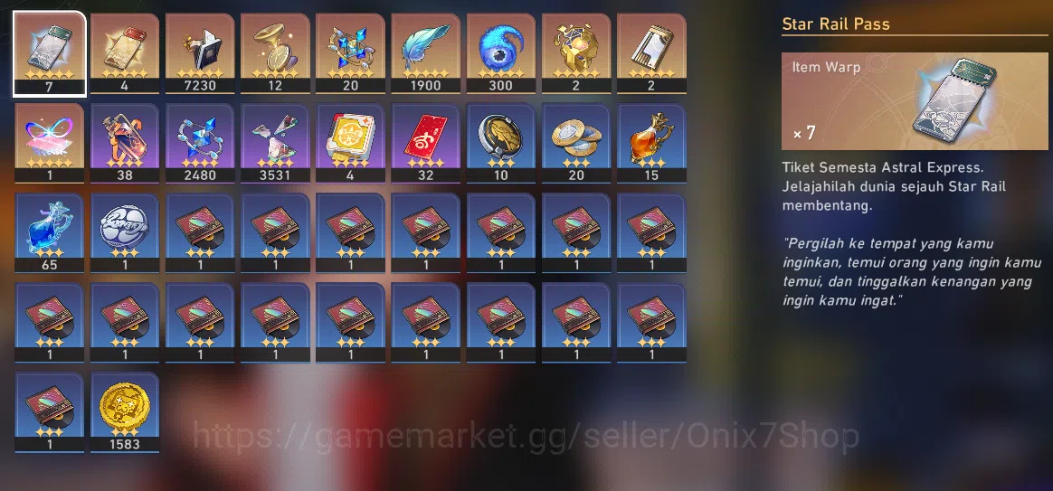 Honkai Star Rail Accounts ASIA | TL 70 | 33*Star Castorice E2,Evernight,Cyre image 4