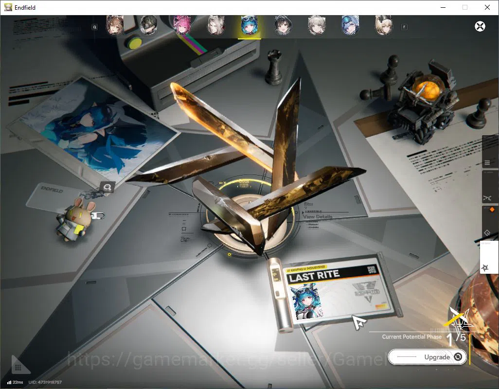 Arknights: Endfield Accounts ASIA|Lv 57|SSR 6(3Limit)[Laevatain,Gilberta+Sign]  image 7